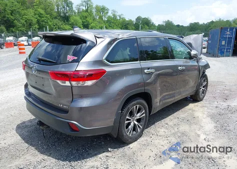2019 Toyota Highlander Le Plus из США, поврежденный, VIN 5TDBZRFH5KS722354